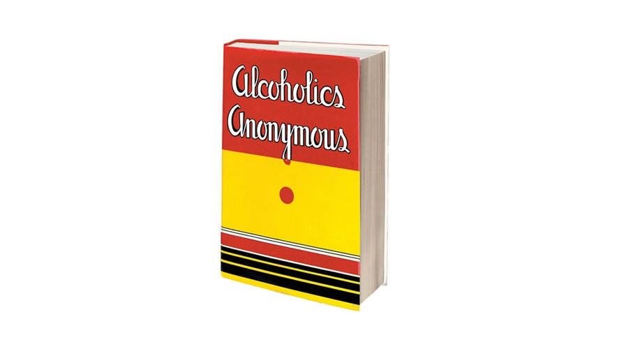 An image of the 1st Edition of Alcoholics Anonymous.